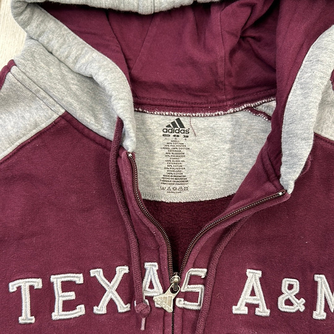 vintage adidas zip up hoodie