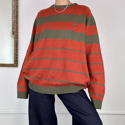 vintage lacoste knit jumper