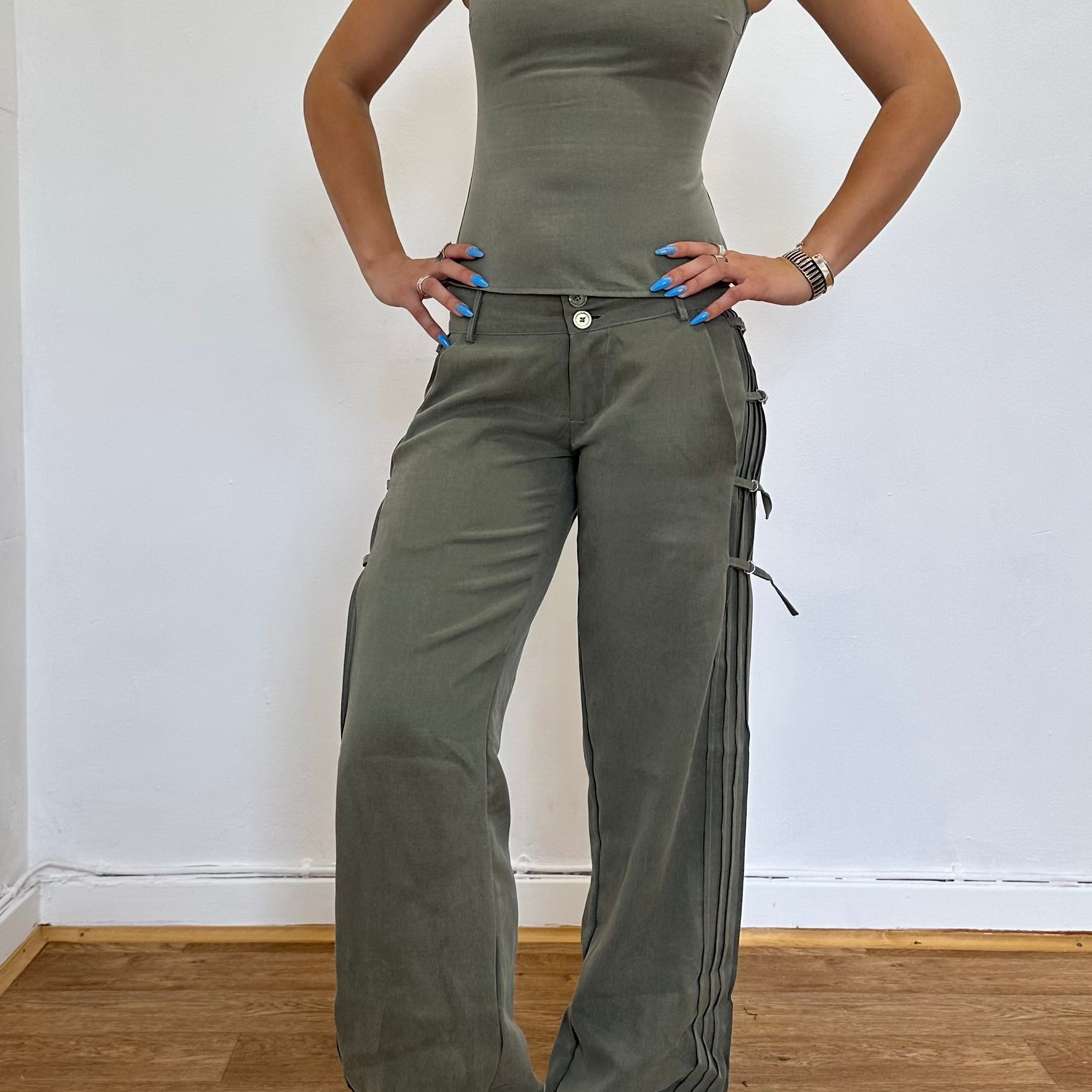 peter trouser - sage