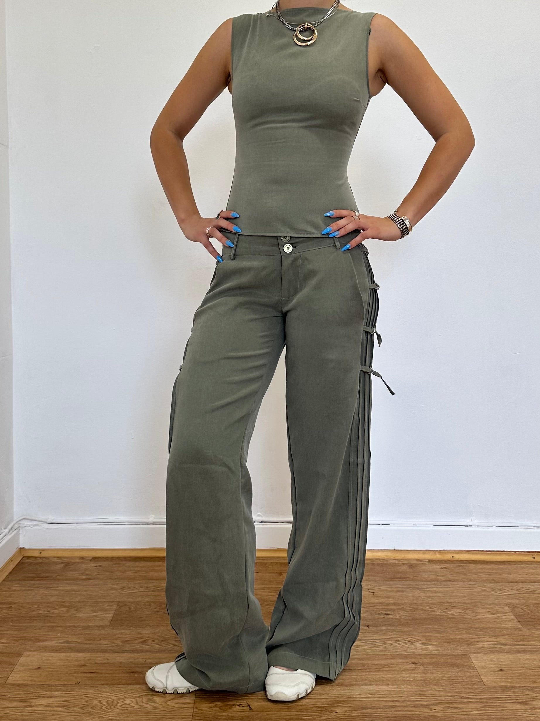 peter trouser - sage