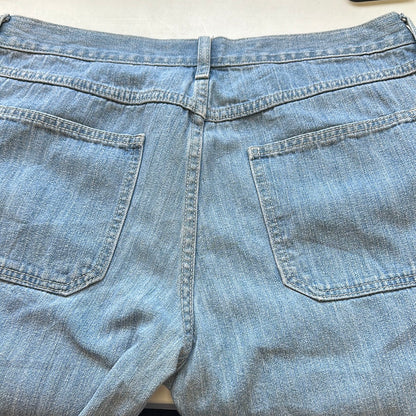 00s light wash cargo jeans