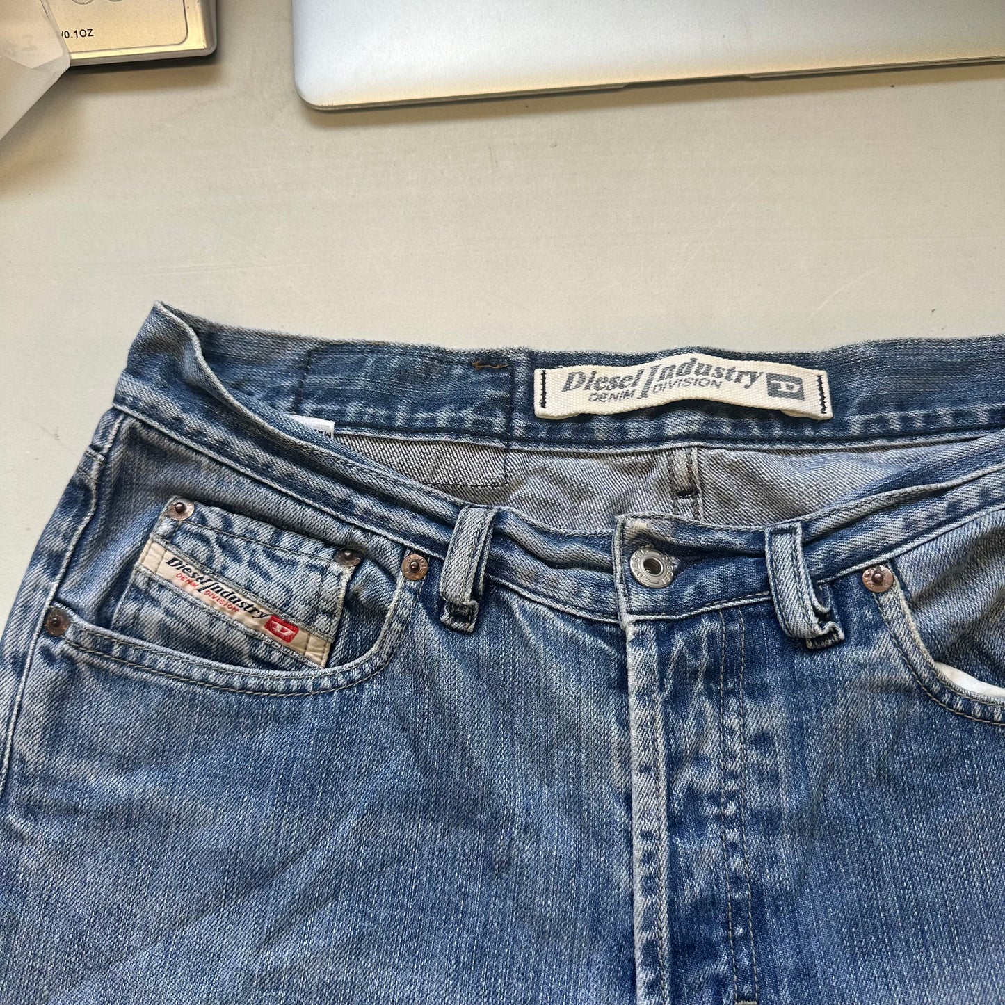 vintage diesel straight leg jeans