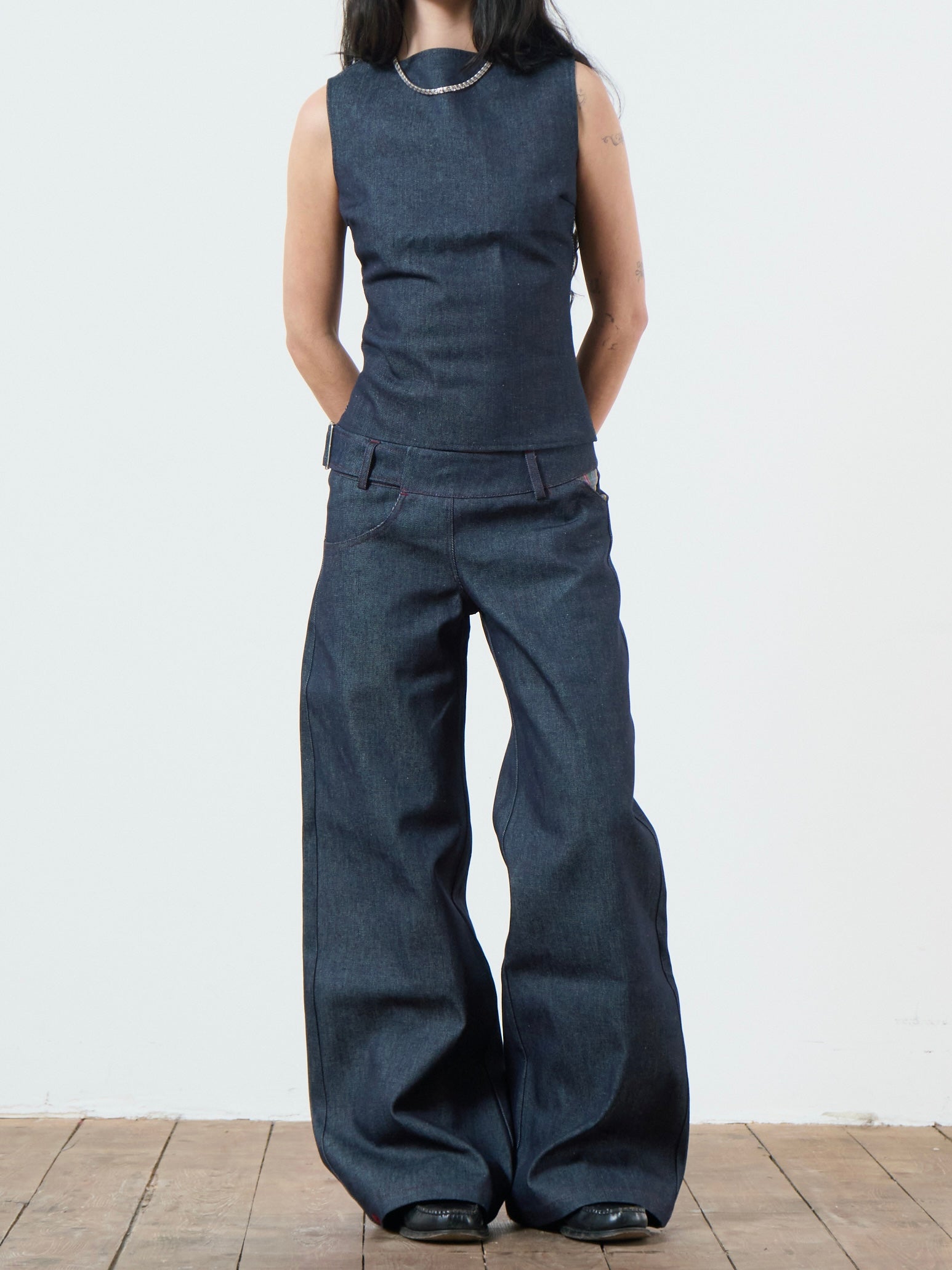 roman jean - navy denim