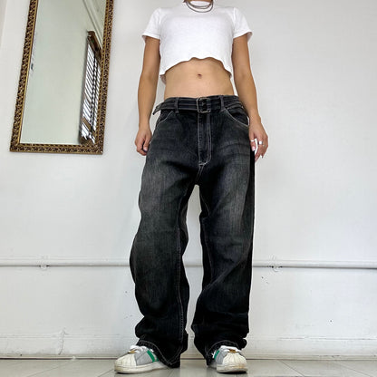 vintage black baggy jeans