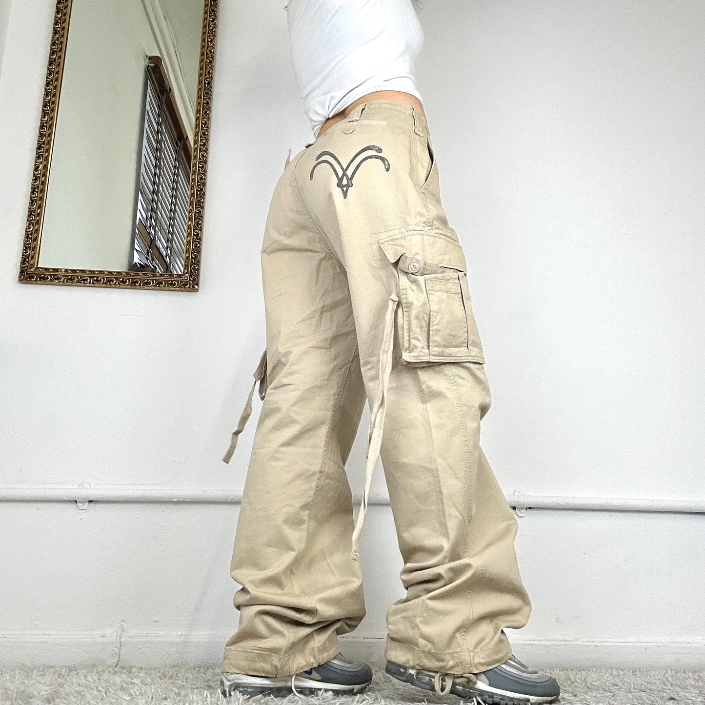 levi's wide leg cargo trousers