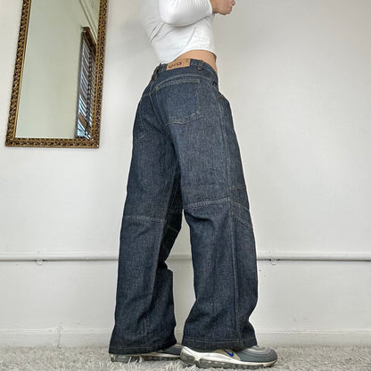 wide leg cargo skate jeans