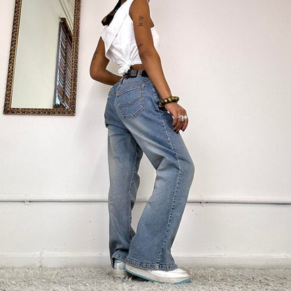 90's lightwash baggy jeans