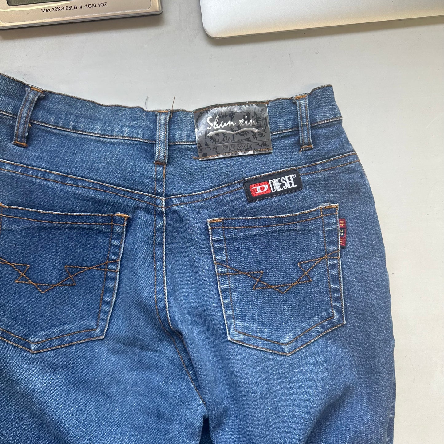 2000's diesel flared jeans