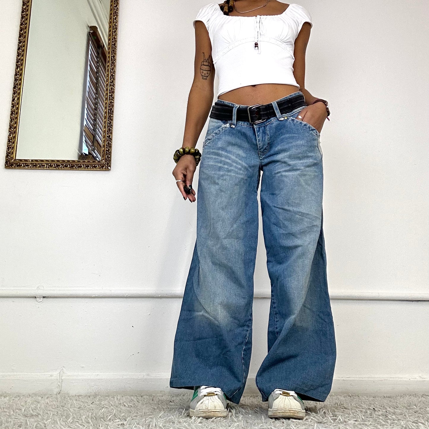 90's wide leg levi's jeans