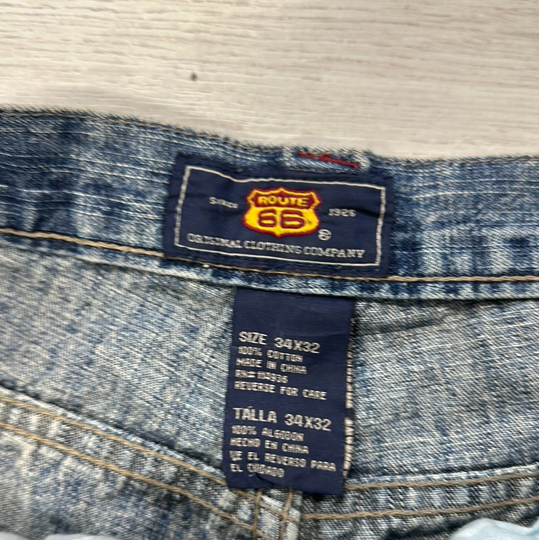 00's baggy cargo jeans by route 66