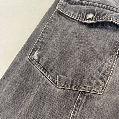 vintage grey baggy cargo jeans by GAS