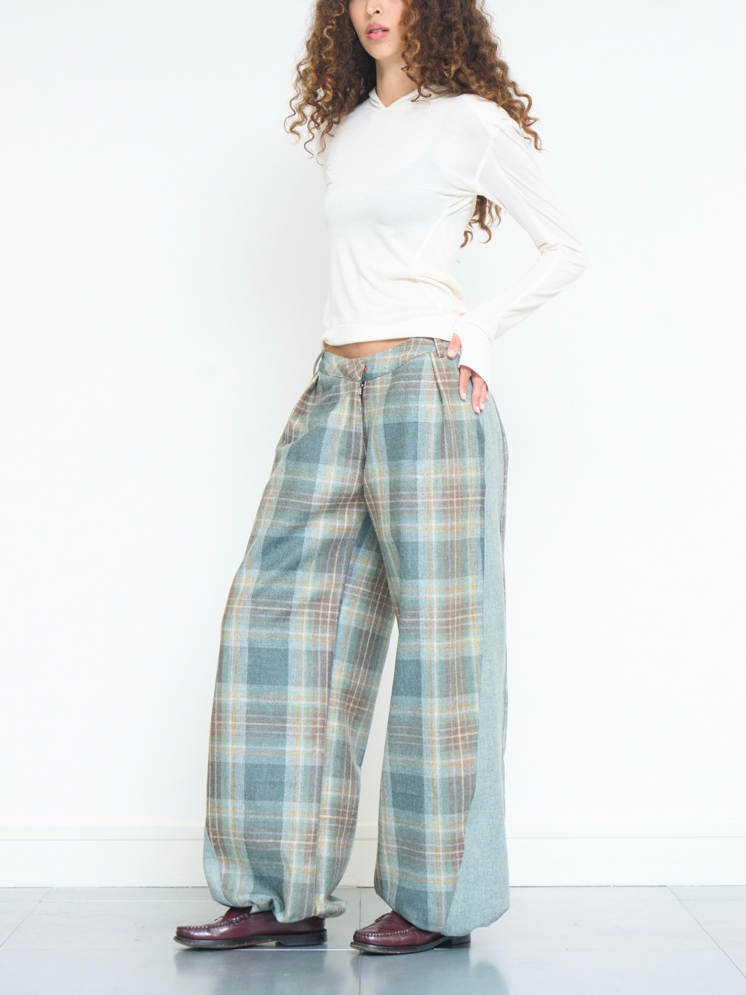 parker utility trouser - fjord wool
