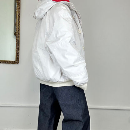 00's white puffer jacket