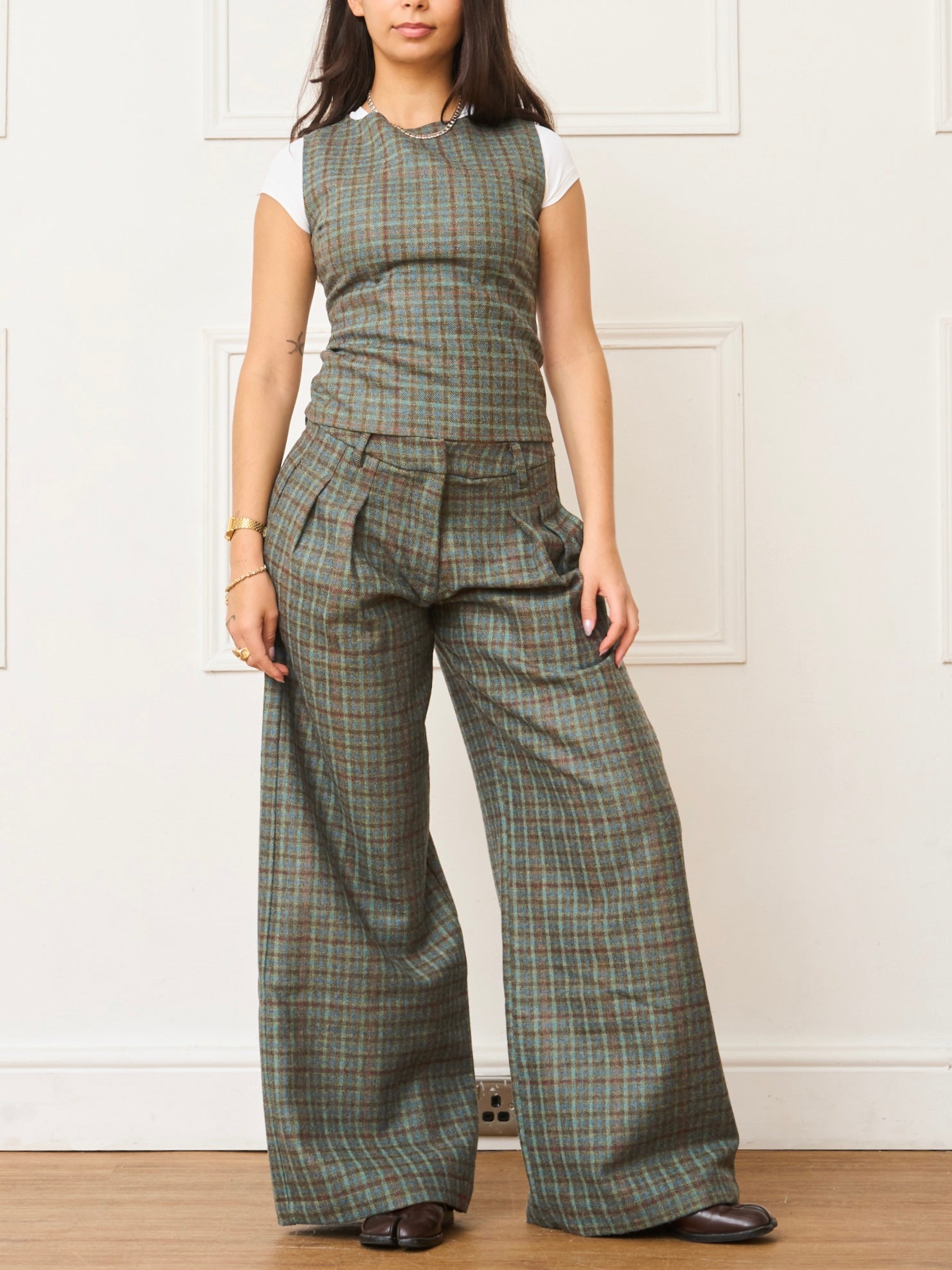 parker trouser - cedar wool