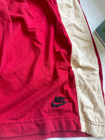 red baggy nike basketball shorts