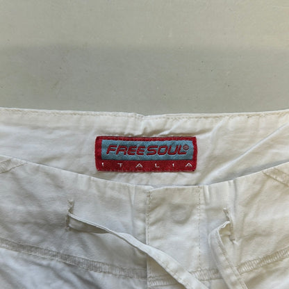 00’s white cargo trousers