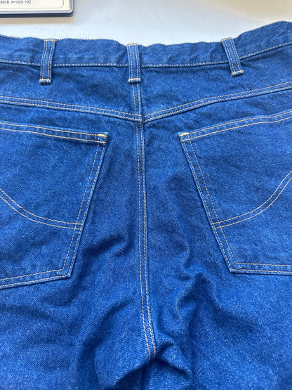 dark wash denim jorts