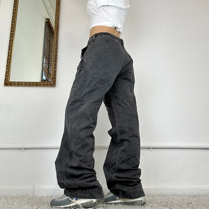 wide leg diesel cargo jeans