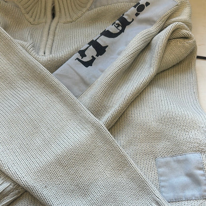 vintage grey adidas quarter zip