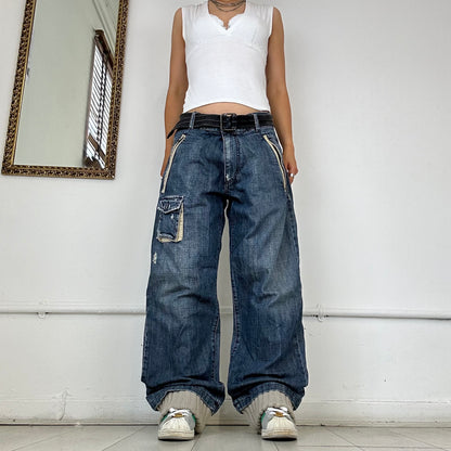 00’s baggy cargo jeans