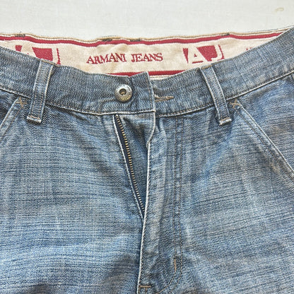 vintage straight leg armani jeans