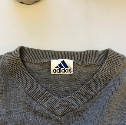 grey vintage adidas jumper