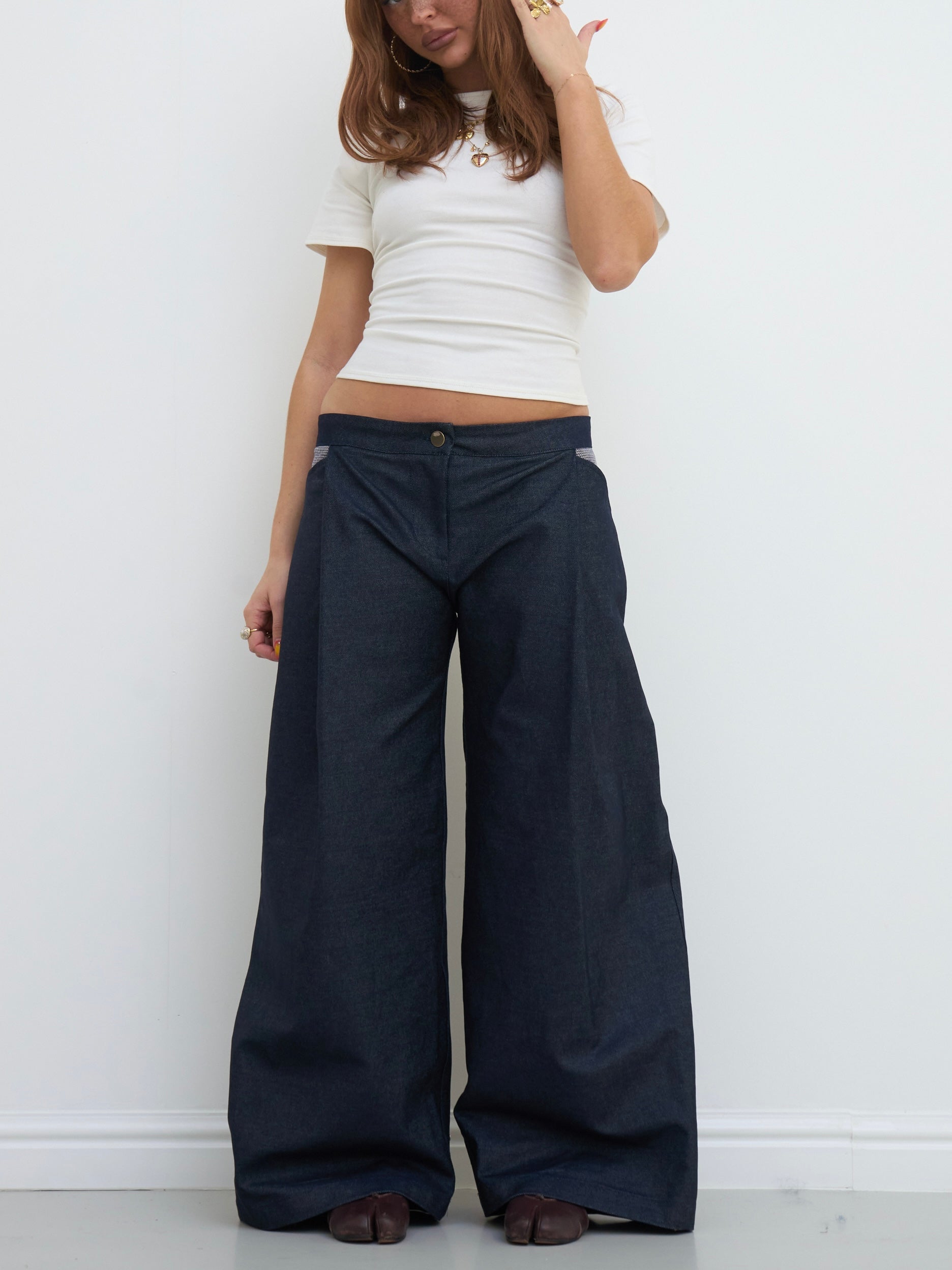 marlowe jean - navy denim