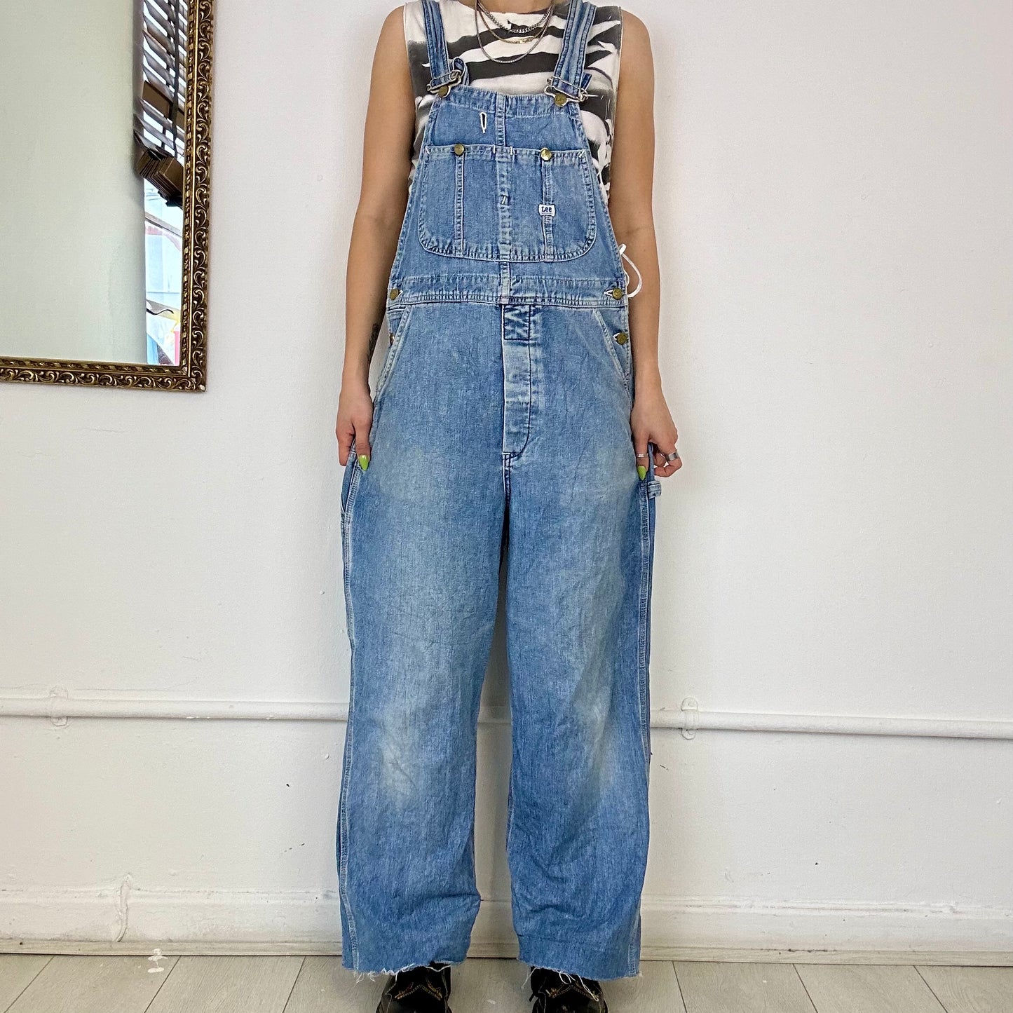 Lee vintage denim dungarees