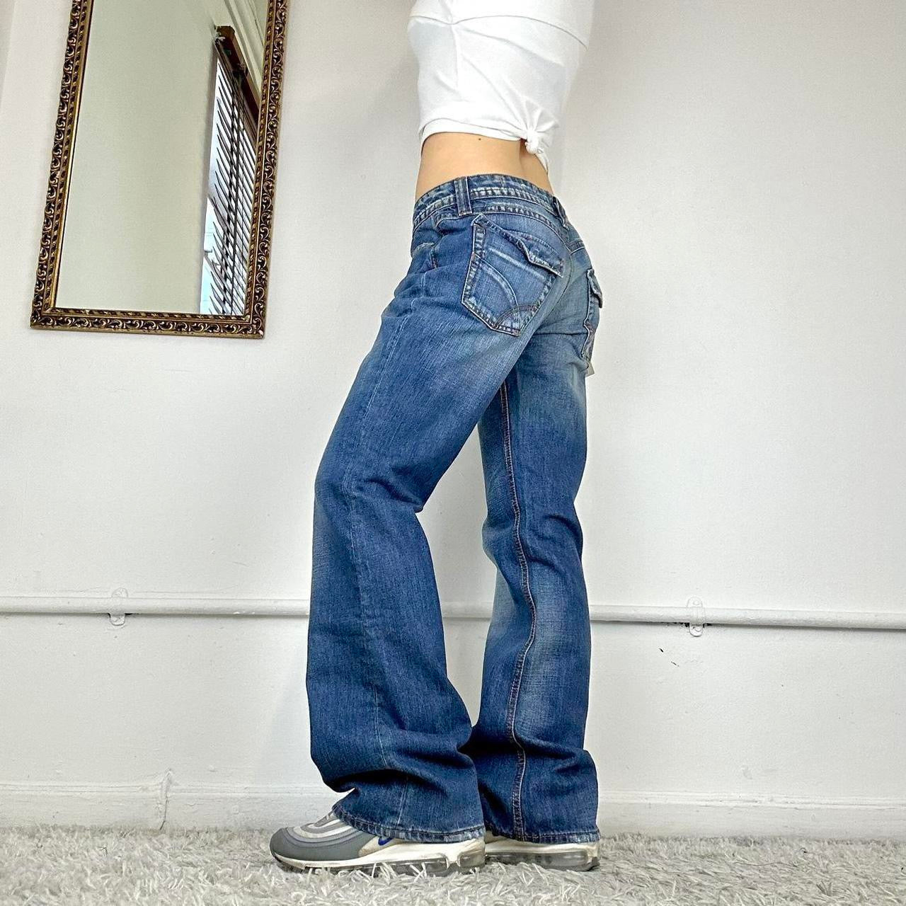 wide leg 00's jeans by gas