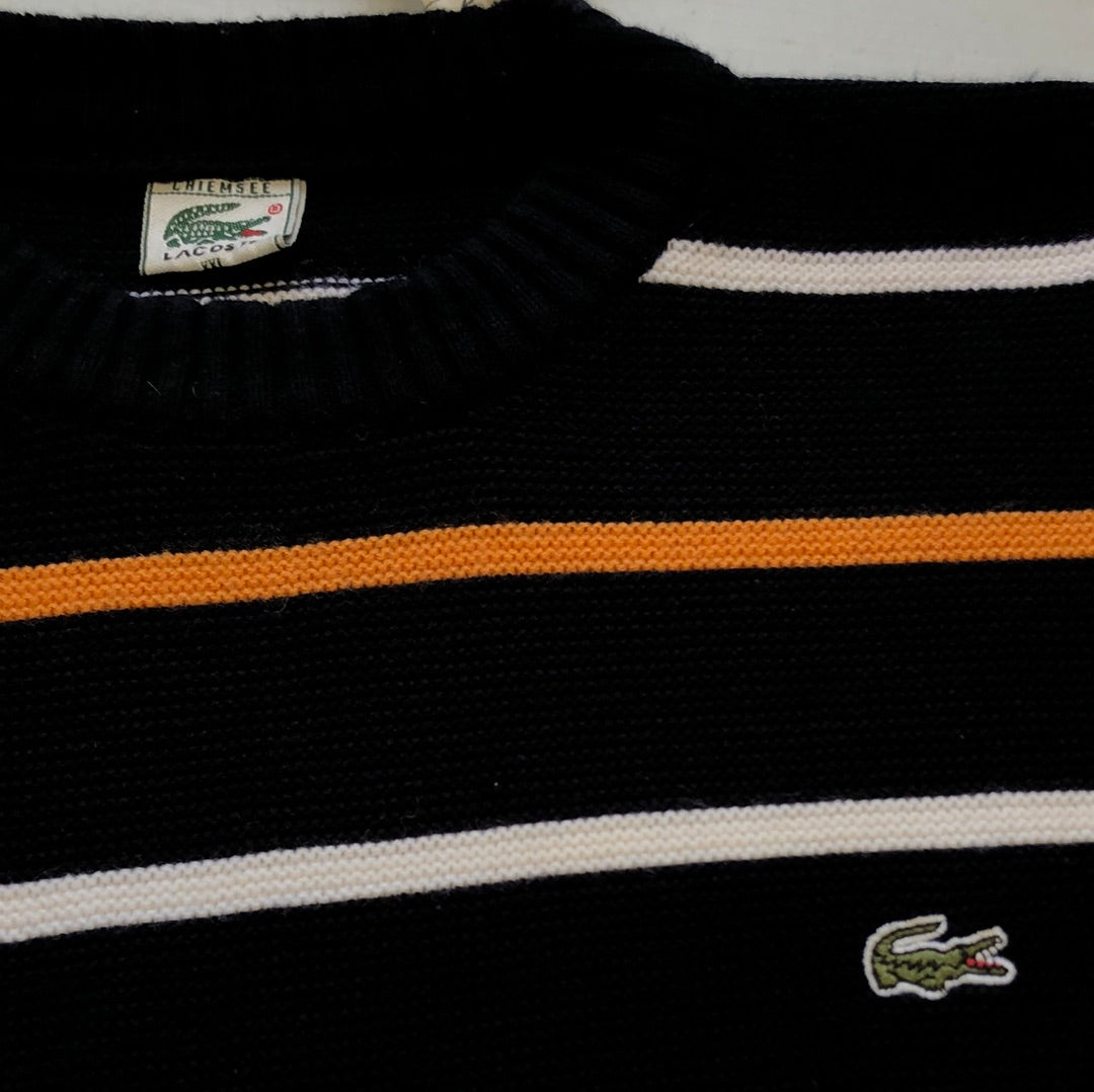 lacoste stripe jumper