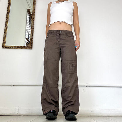 vintage brown cargo trousers