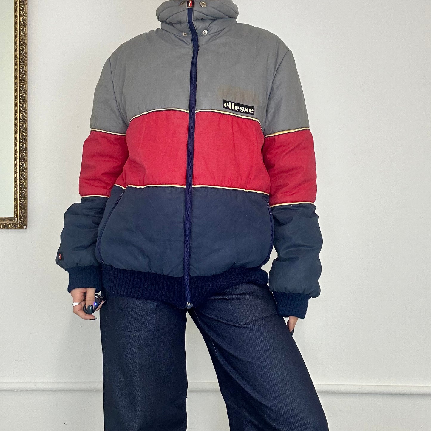 90's ellesse puffer jacket