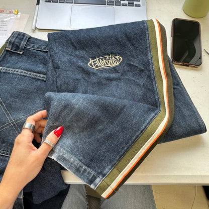 90's dark wash skate jeans by energie