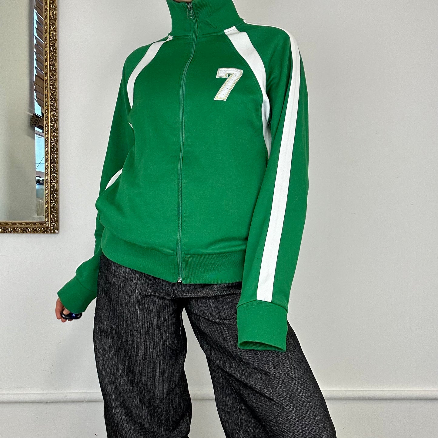 zip up tracksuit top