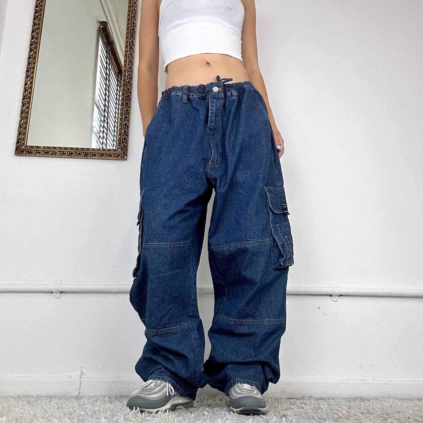 90s airwalk baggy cargo jeans