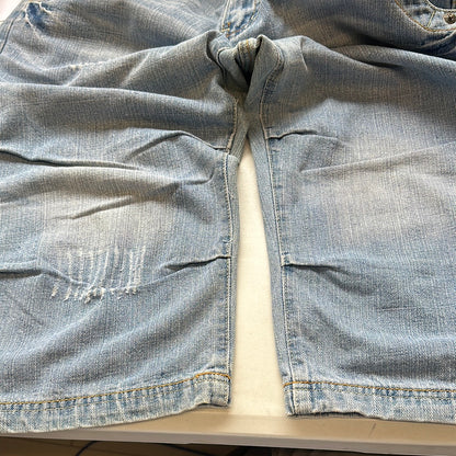 2000s baggy denim jorts