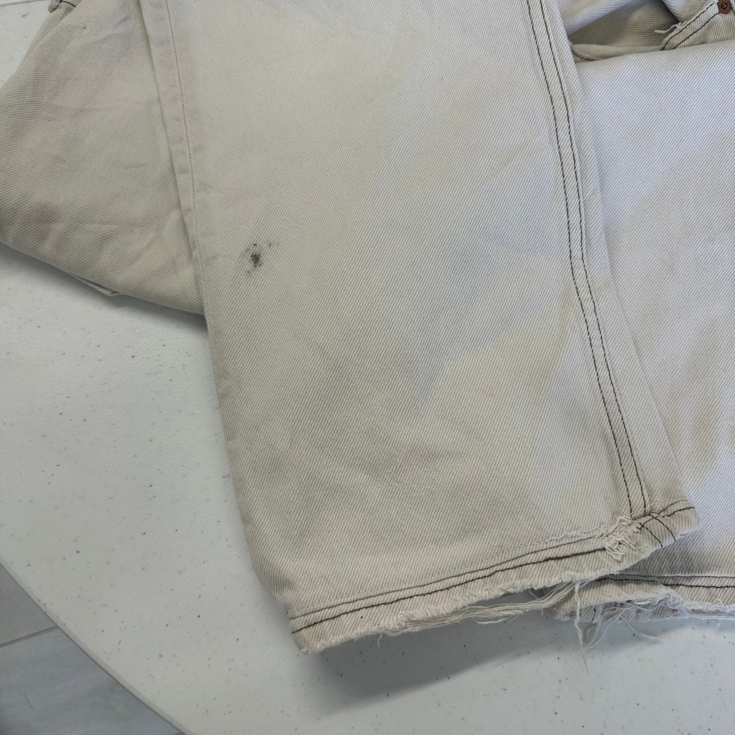 vintage beige levi's 502 baggy jeans