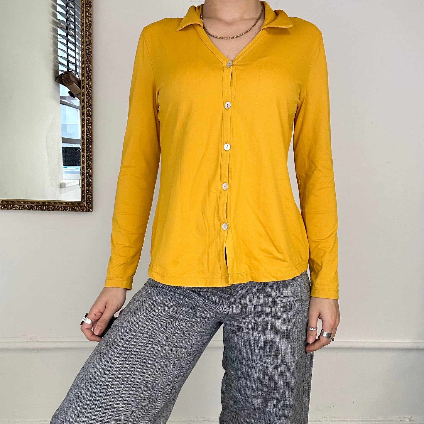 vintage yellow shirt