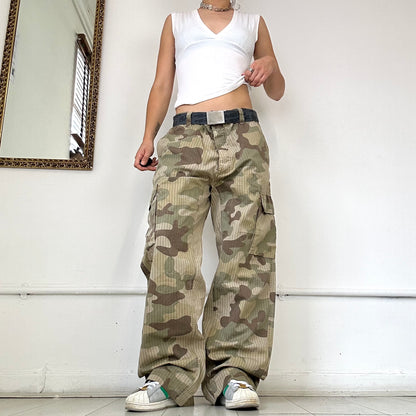 GAS baggy camo cargo trousers