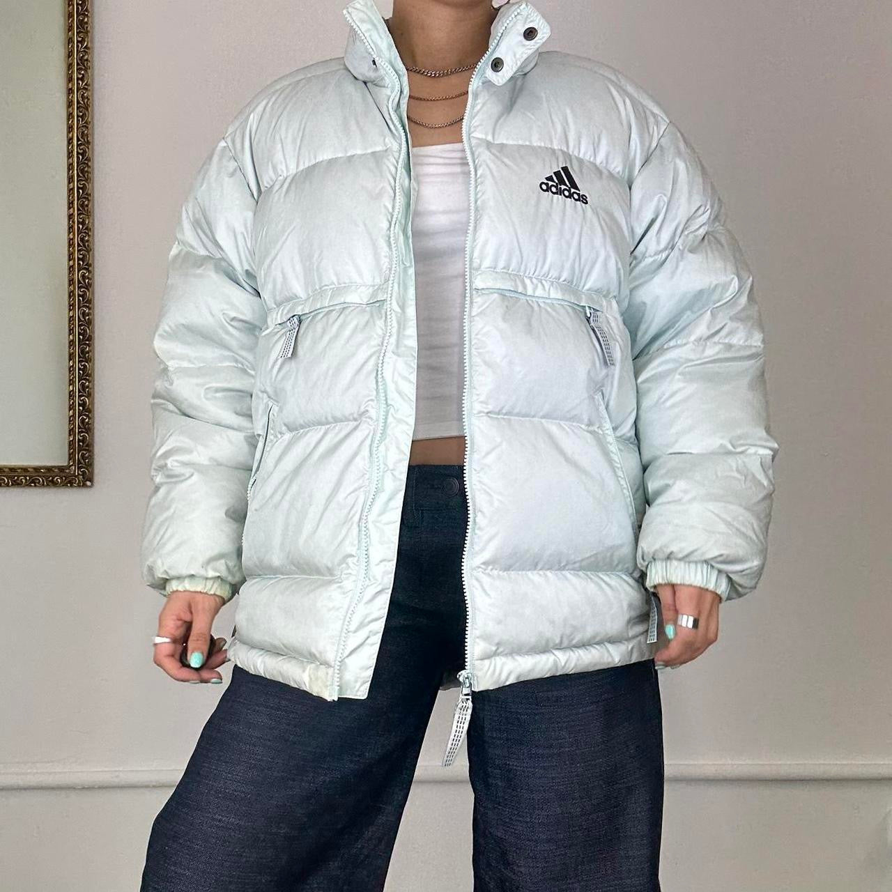 90's adidas puffer coat