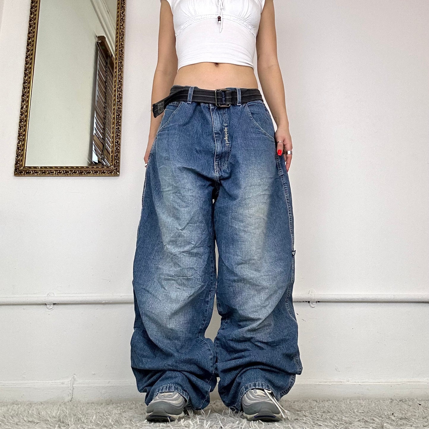 90’s pellepelle baggy jeans