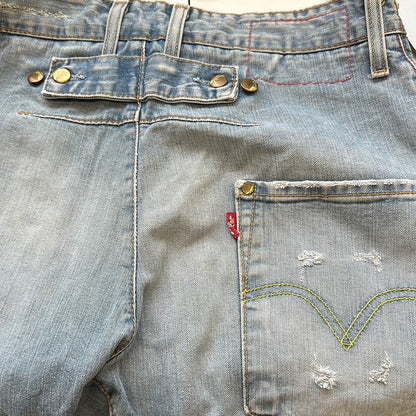 levi’s long denim shorts