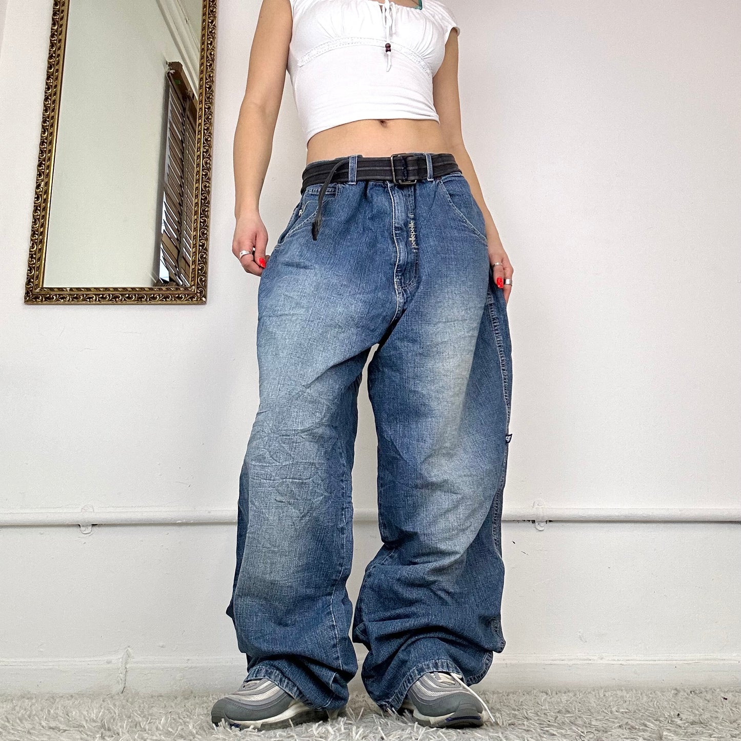 90’s pellepelle baggy jeans