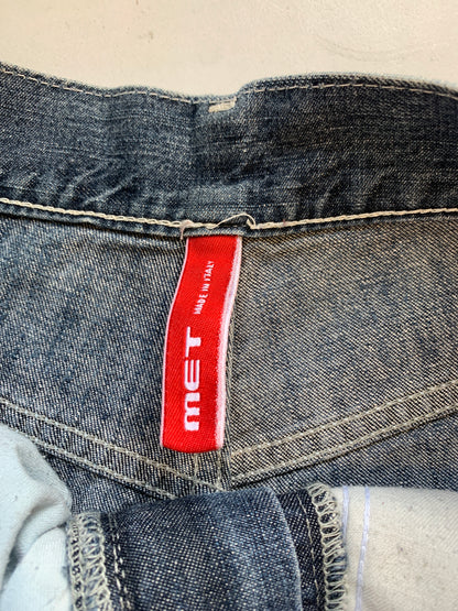 Baggy 90's mid wash cargo jeans