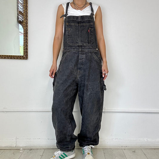 vintage grey baggy dungarees