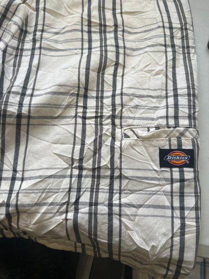 dickies checkered long shorts