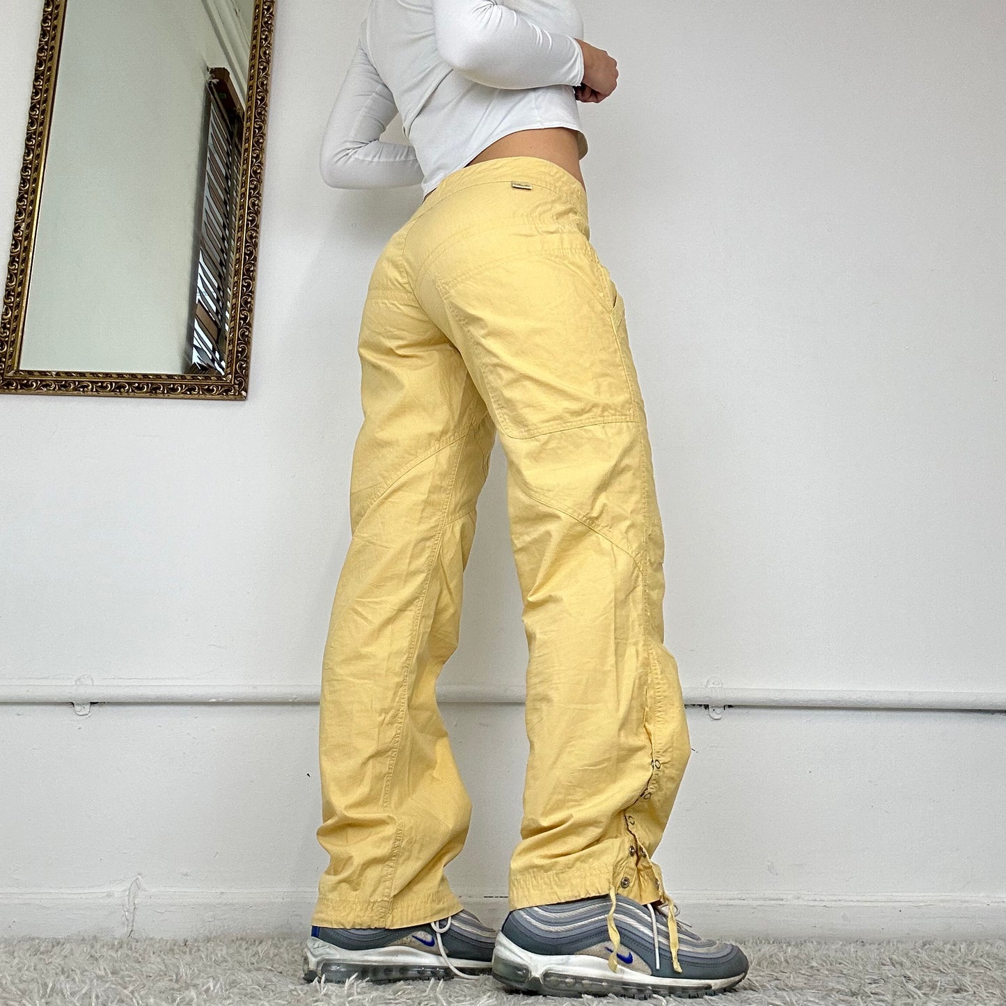 nike yellow cargos