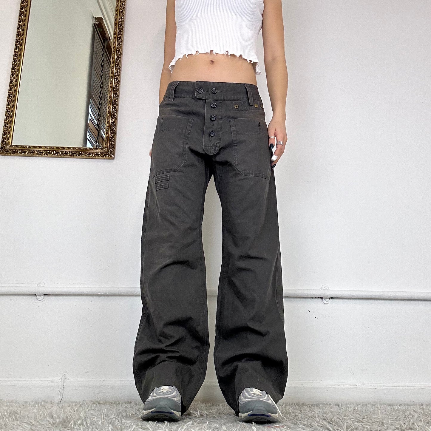 baggy diesel cargo trousers