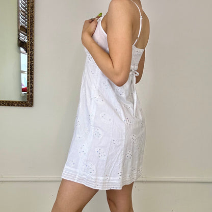 white jane norman summer mini dress