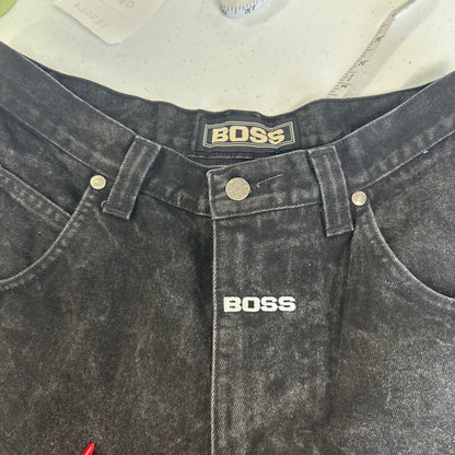 vintage BOSS baggy black jeans